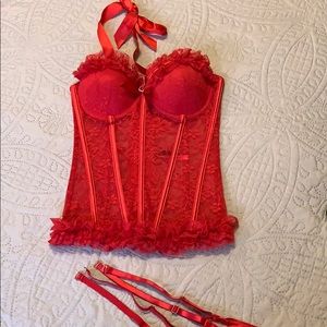 Red Corset top